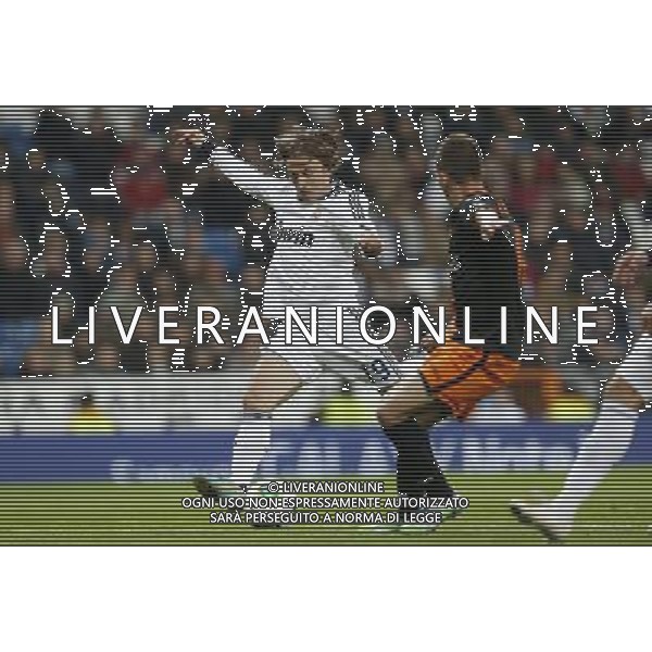 Real Madrid\'s Luka Modric during spanish King\'s Cup match on january 15th 2013. Photo: Cesar Cebolla / ALFAQUI AG ALDO LIVERANI S A S ONLY ITALY