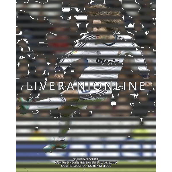 Real Madrid\'s Luka Modric during spanish King\'s Cup match on january 15th 2013. Photo: Cesar Cebolla / ALFAQUI AG ALDO LIVERANI S A S ONLY ITALY