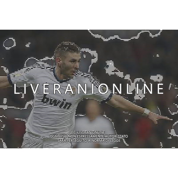 Real Madrid\'s Karim Benzema goal during spanish King\'s Cup match on january 15th 2013. Photo: Cesar Cebolla / ALFAQUI AG ALDO LIVERANI S A S ONLY ITALY