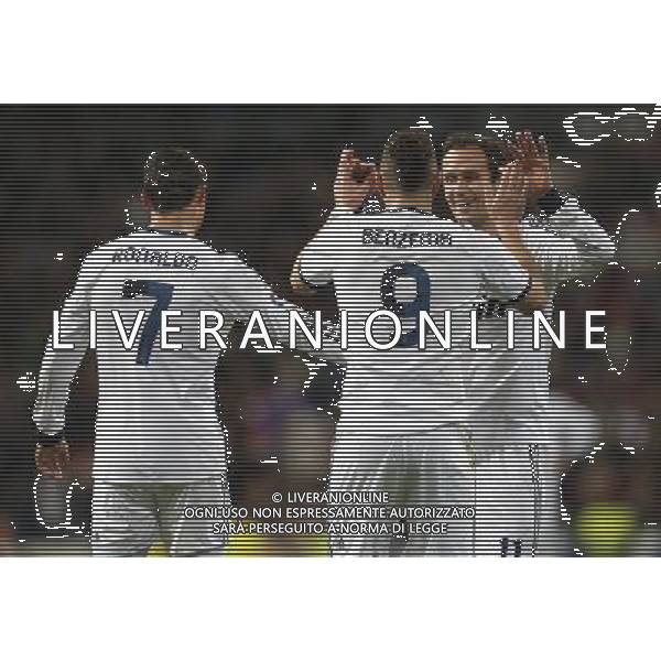 Real Madrid\'s Karim Benzema goal during spanish King\'s Cup match on january 15th 2013. Photo: Cesar Cebolla / ALFAQUI AG ALDO LIVERANI S A S ONLY ITALY