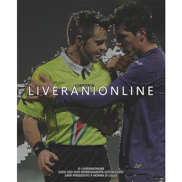 Coppa Italia TIM Cup 2012/2013 Quarti di Finale Firenze - 16.01.2013 Fiorentina-Roma Nella Foto:rizzoli-jovetic /Ph.Vitez-Ag. Aldo Liverani