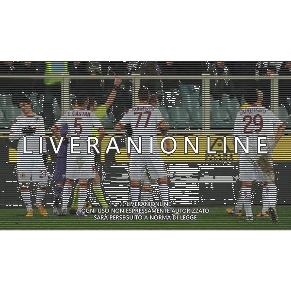 Coppa Italia TIM Cup 2012/2013 Quarti di Finale Firenze - 16.01.2013 Fiorentina-Roma Nella Foto:espulsione dodo\' e cuadrado /Ph.Vitez-Ag. Aldo Liverani