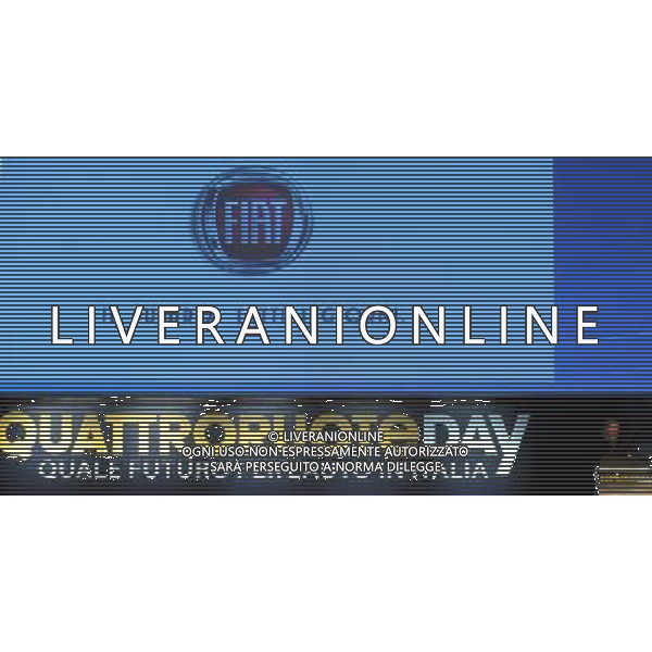MILANO 17/1/2013 PALAZZO MEZZANOTTE, P.zza AFFARI, 6 \'QUATTRORUOTE DAY. QUALE FUTURO PER L\' AUTO IN ITALIA\' NELLA FOTO SERGIO MARCHIONNE AMMINISTRATORE DELEGATO FIAT FOTO ROMANO/AG ALDO LIVERANI