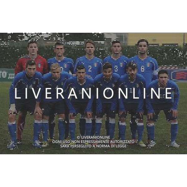 Triangolare Nazionale U19-U20-U21 Firenze - 16.01.2013 Nella Foto:U19 Squadra Formazione Cragno Alessio,Pedone Alex,Murru Nicola,Ricci Matteo,Pasa Simone,Insigne Roberto,Fornito Giuseppe,Palma Antonio,Garritano Luca,Piana Luca,Rozzi Antonio /Ph.Vitez-Ag. Aldo Liverani