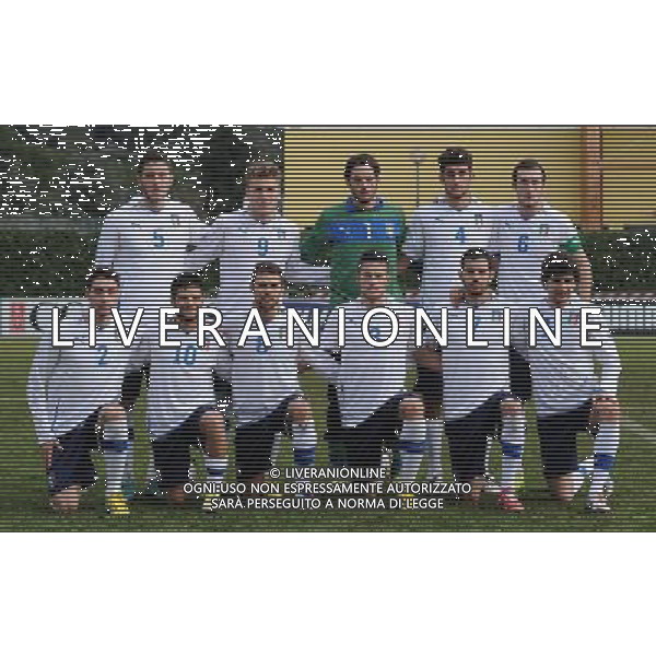 Triangolare Nazionale U19-U20-U21 Firenze - 16.01.2013 Nella Foto:U21 Squadra Formazione Colombi Simone,De Sciglio Mattia,Biraghi Cristiano,Bianchetti Matteo,Marrone Luca,Caldirola Luca,Saponara Riccardo,Rossi fausto,Immobile Ciro,Insigne Lorenzo,Fabbrini Diego /Ph.Vitez-Ag. Aldo Liverani