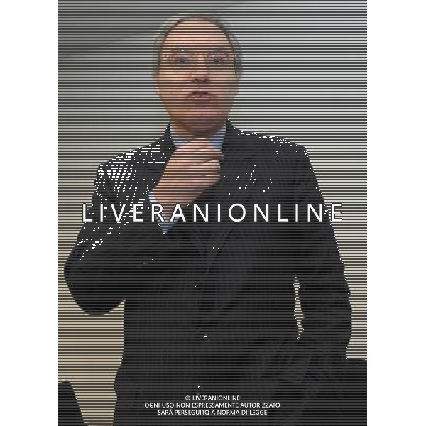 MILANO 18/1/2013 VIA ROSELLINI, 4 ELEZIONE DEL PRESIDENTE DELLA LEGA CALCIO SERIE A NELLA FOTO MAURIZIO BERETTA FOTO ROMANO/AG ALDO LIVERANI