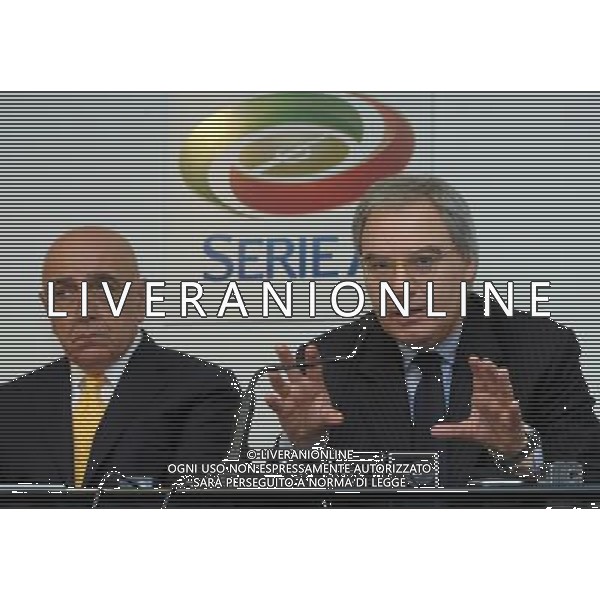 MILANO 18/1/2013 VIA ROSELLINI, 4 ELEZIONE DEL PRESIDENTE DELLA LEGA CALCIO SERIE A NELLA FOTO ADRIANO GALLIANI FOTO ROMANO/AG ALDO LIVERANI