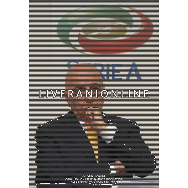 MILANO 18/1/2013 VIA ROSELLINI, 4 ELEZIONE DEL PRESIDENTE DELLA LEGA CALCIO SERIE A NELLA FOTO ADRIANO GALLIANI FOTO ROMANO/AG ALDO LIVERANI