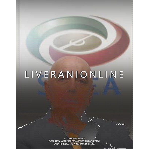 MILANO 18/1/2013 VIA ROSELLINI, 4 ELEZIONE DEL PRESIDENTE DELLA LEGA CALCIO SERIE A NELLA FOTO ADRIANO GALLIANI FOTO ROMANO/AG ALDO LIVERANI