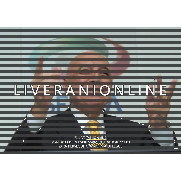 MILANO 18/1/2013 VIA ROSELLINI, 4 ELEZIONE DEL PRESIDENTE DELLA LEGA CALCIO SERIE A NELLA FOTO ADRIANO GALLIANI FOTO ROMANO/AG ALDO LIVERANI