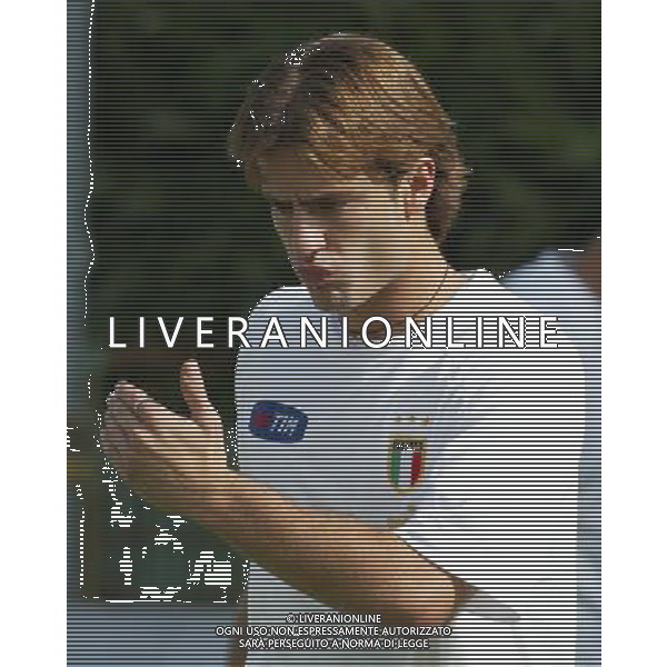 Coverciano -(Fi) 31/08/2004 allenamento della Nazionale Italiana Calcio nella foto Gilardino Alberto foto Filippo Venezia ag Aldo liverani