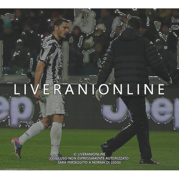 Coppa Italia TIM Cup 2012/2013 Semifinali Andata Torino - 22.01.2013 Juventus-Lazio Nella Foto:infortunio bonucci /Ph.Vitez-Ag. Aldo Liverani