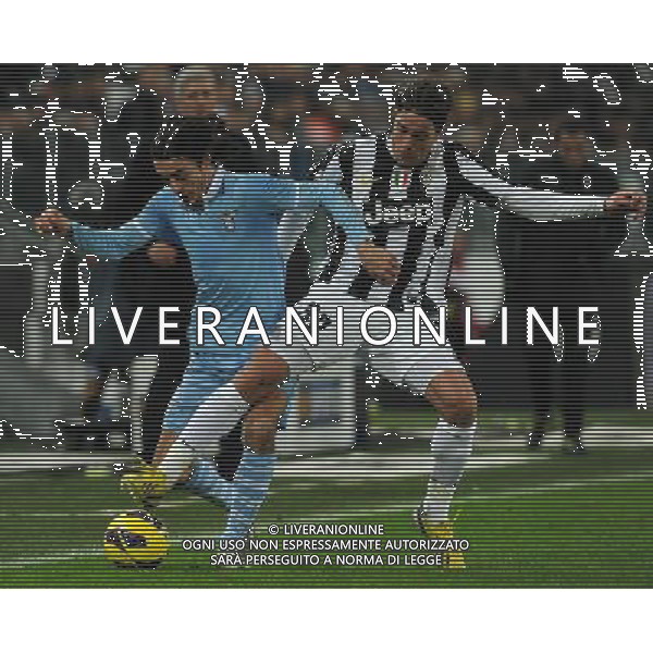 Coppa Italia TIM Cup 2012/2013 Semifinali Andata Torino - 22.01.2013 Juventus-Lazio Nella Foto:biava-matri /Ph.Vitez-Ag. Aldo Liverani