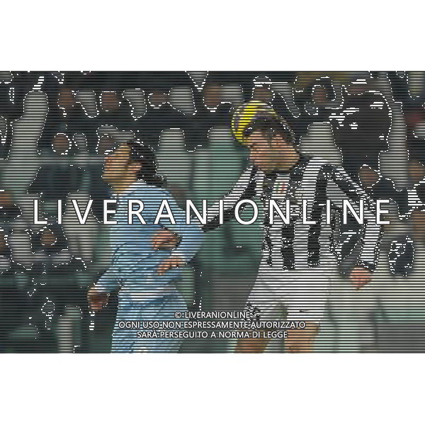 Coppa Italia TIM - Semifinale gara di andata Torino 22-01-2013 Juventus - Lazio nella foto: Barzagli e Floccari foto Roberto Garavaglia - ag. Aldo Liverani sas