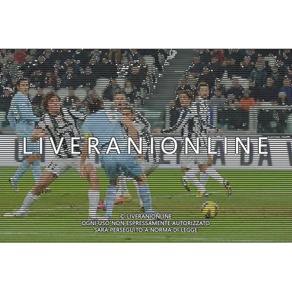Coppa Italia TIM - Semifinale gara di andata Torino 22-01-2013 Juventus - Lazio nella foto: Mauri segna 1 a 1 Lazio foto Roberto Garavaglia - ag. Aldo Liverani sas