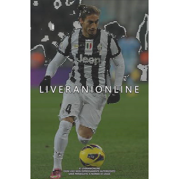 Coppa Italia TIM Cup 2012/2013 Semifinali Andata Torino - 22.01.2013 Juventus-Lazio Nella Foto:Caceres Martin /Ph.Vitez-Ag. Aldo Liverani
