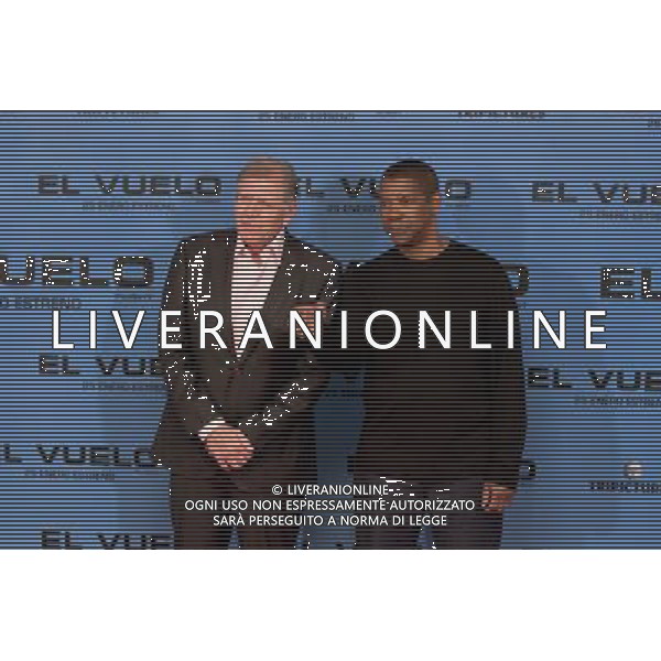 230113.MC. PHOTOCALL EL VUELO HOTEL VILLAMAGNA.MADRID DENZEL WASHINGTON Y ROBERT ZEMECKIS /AGENZIA ALDO LIVERANI SAS/ITALY ONLY - EDITORIAL USE ONLY