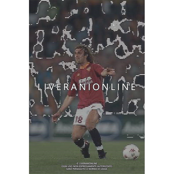 ROMA CALCIO 2001 NELLA FOTO GABRIEL BATISTUTA FOTO ALDO LIVERANI