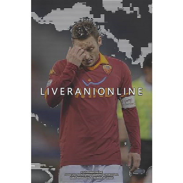 Roma - 23/01/2013 - Stadio Olimpico - TIM CUP 2012-2013 - semifinale andata - Roma vs Inter - nella foto: Francesco Totti å© Fabrizio Corradetti - Ag. Aldo Liverani sas