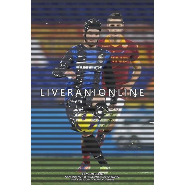 Roma - 23/01/2013 - Stadio Olimpico - TIM CUP 2012-2013 - semifinale andata - Roma vs Inter - nella foto: Cristian Chivu å© Fabrizio Corradetti - Ag. Aldo Liverani sas