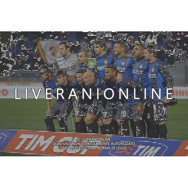 Roma - 23/01/2013 - Stadio Olimpico - TIM CUP 2012-2013 - semifinale andata - Roma vs Inter - nella foto: La formazione dell\'Inter å© Fabrizio Corradetti - Ag. Aldo Liverani sas