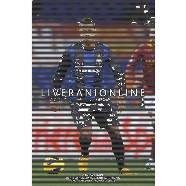 Roma - 23/01/2013 - Stadio Olimpico - TIM CUP 2012-2013 - semifinale andata - Roma vs Inter - nella foto: Vasquez Fredy Alejandro Guarin å© Fabrizio Corradetti - Ag. Aldo Liverani sas