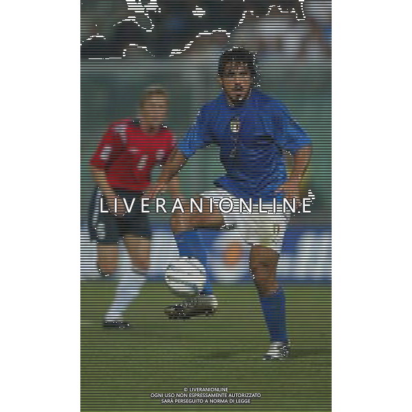 PALERMO 04/09/04 QUALIFICAZIONI MONDIALI ITALIA-NORVEGIA NELLA FOTO: GATTUSO GENNARO PH: ALDO LIVERANI