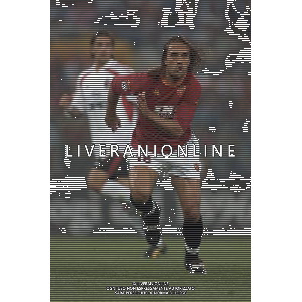 ROMA CALCIO 2001 NELLA FOTO GABRIEL BATISTUTA FOTO ALDO LIVERANI