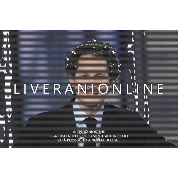 TRASMISSIONE TELEVISIVA PORTA A PORTA 24/01/2013 NELLA FOTO JOHN ELKANN FOTO CORRADETTI-AG ALDO LIVERANI S A S