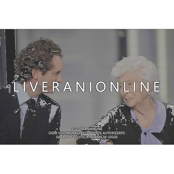 TRASMISSIONE TELEVISIVA PORTA A PORTA 24/01/2013 NELLA FOTO MARIA SOLE AGNELLI JOHN ELKANN FOTO CORRADETTI-AG ALDO LIVERANI S A S