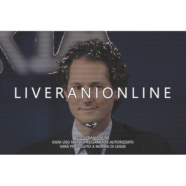 TRASMISSIONE TELEVISIVA PORTA A PORTA 24/01/2013 NELLA FOTO JOHN ELKANN FOTO CORRADETTI-AG ALDO LIVERANI S A S