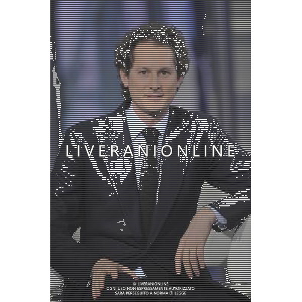 TRASMISSIONE TELEVISIVA PORTA A PORTA 24/01/2013 NELLA FOTO JOHN ELKANN FOTO CORRADETTI-AG ALDO LIVERANI S A S