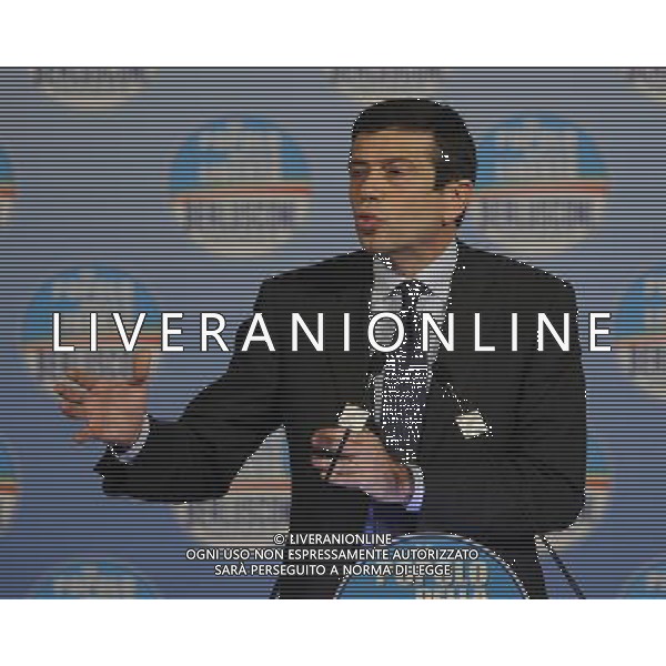 Il presidente Silvio Berlusconi e il segretario politico Angelino Alfano incontrano tutti i candidati del Popolo della Liberta\' alle prossime elezioni politiche presso la Sala Capranica a Roma, 25 gennaio 2013 nella foto Maurizio Lupi ©Corradetti/AGENZIA ALDO LIVERANI SAS