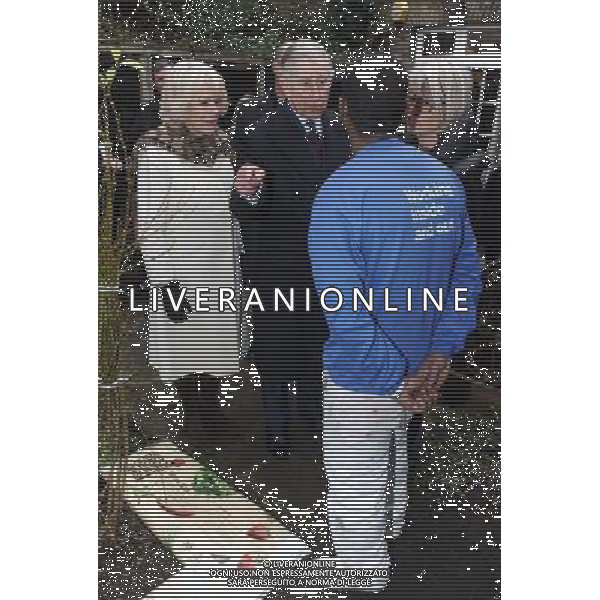 Camilla Duchess of Cornwall Parker Bowles and Prince Charles The Prince of Wales during a visit to St Anselm\'s Church, and to learn about the community charity project Pathways at Kennington Cross in London ©photoshot/AGENZIA ALDO LIVERANI SAS - ITALY ONLY - REALI INGLESI: Il principe Carlo d\'inghilterra con la moglie Camilla