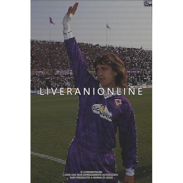 FIORENTINA CALCIO NELLA FOTO GABRIEL BATISTUTA FOTO ALDO LIVERANI