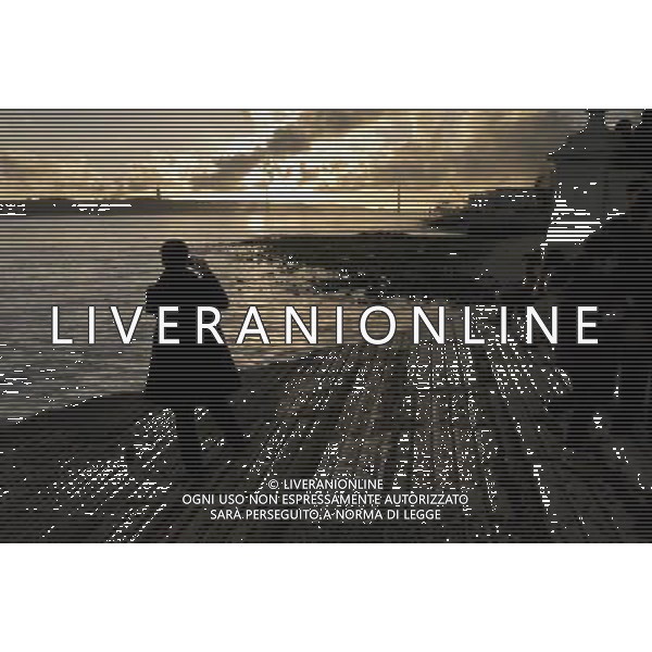 PORTUGAL Lisbon -- 22 Dec 2012 -- Sunset on the seafront in central Lisbon Portugal -- Picture by Jonathan Mitchell/Lightroom Photos ©photoshot/AGENZIA ALDO LIVERANI SAS - ITALY ONLY - Vedute della citta\' di Lisbona in Portogallo