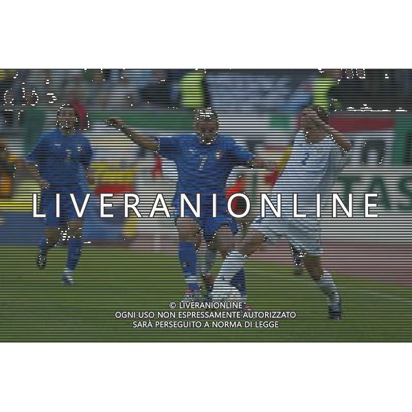 Helsinki 11/06/2003 finlandia - italia qualificazioni europei nella foto ALESSANDRO DEL PIERO E PETRI PASANEN foto nando vescusio/agenzia aldo liverani