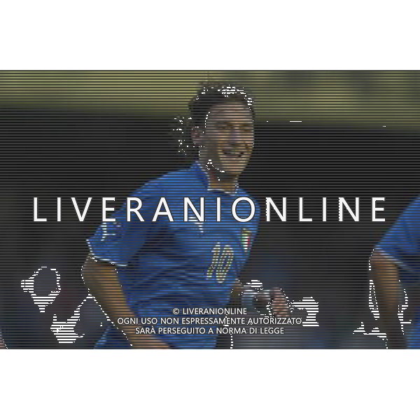 Helsinki 11/06/2003 finlandia - italia qualificazioni europei nella foto FRANCESCO TOTTI ESULTANTE foto nando vescusio/agenzia aldo liverani