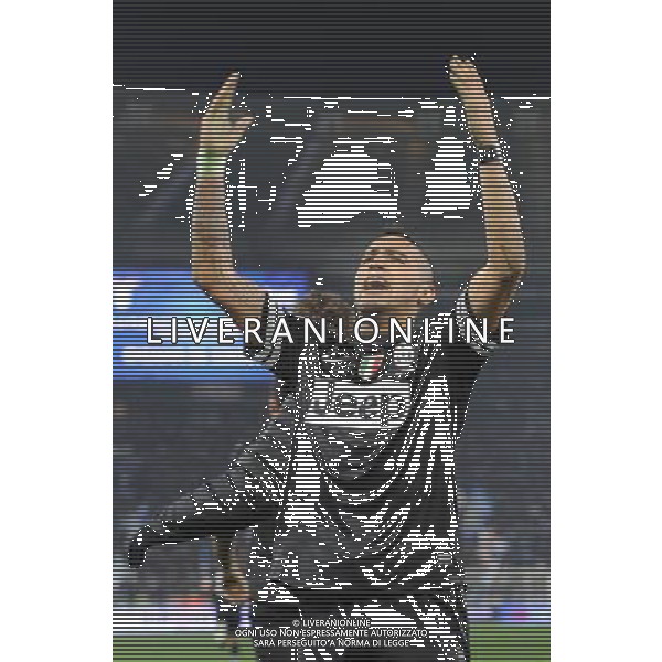 Roma - 29/01/2013 - Stadio Olimpico - TIM CUP 2012-2013 - semifinale ritorno - Lazio vs Juventus - nella foto: Arturo Vidal esulta dopo il gol å© Fabrizio Corradetti - Ag. Aldo Liverani sas