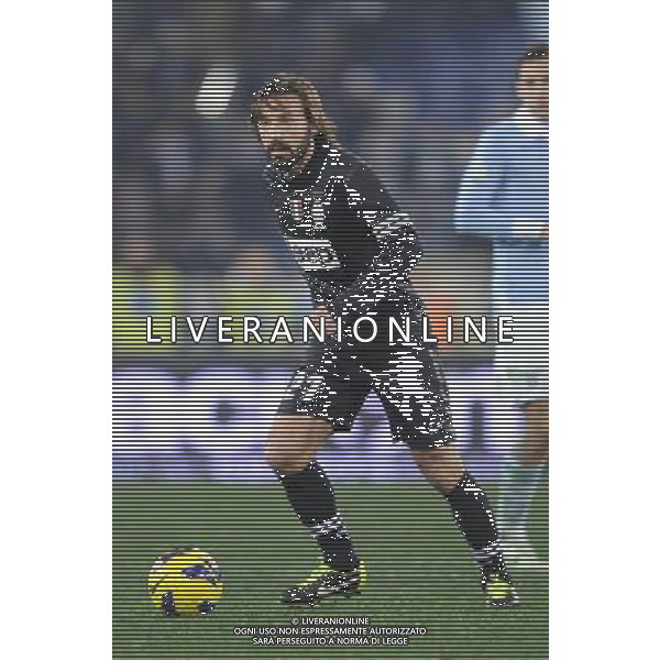 Roma - 29/01/2013 - Stadio Olimpico - TIM CUP 2012-2013 - semifinale ritorno - Lazio vs Juventus - nella foto: Andrea Pirlo å© Fabrizio Corradetti - Ag. Aldo Liverani sas