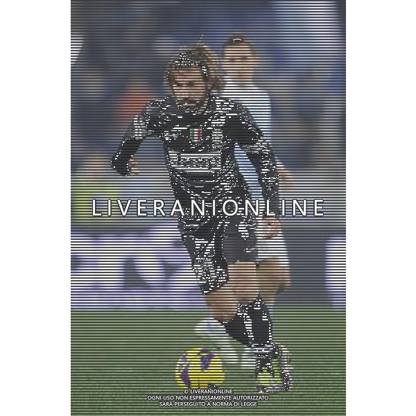 Roma - 29/01/2013 - Stadio Olimpico - TIM CUP 2012-2013 - semifinale ritorno - Lazio vs Juventus - nella foto: Andrea Pirlo å© Fabrizio Corradetti - Ag. Aldo Liverani sas