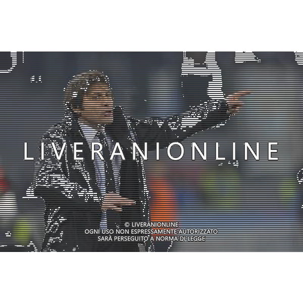 Roma - 29/01/2013 - Stadio Olimpico - TIM CUP 2012-2013 - semifinale ritorno - Lazio vs Juventus - nella foto: Antonio Conte å© Fabrizio Corradetti - Ag. Aldo Liverani sas