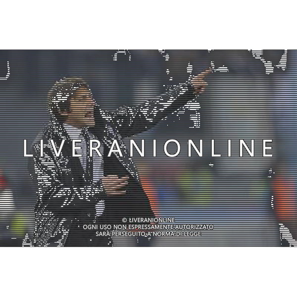 Roma - 29/01/2013 - Stadio Olimpico - TIM CUP 2012-2013 - semifinale ritorno - Lazio vs Juventus - nella foto: Antonio Conte å© Fabrizio Corradetti - Ag. Aldo Liverani sas