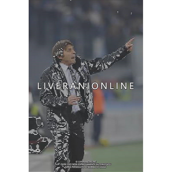 Roma - 29/01/2013 - Stadio Olimpico - TIM CUP 2012-2013 - semifinale ritorno - Lazio vs Juventus - nella foto: Antonio Conte å© Fabrizio Corradetti - Ag. Aldo Liverani sas