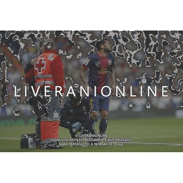 FC Barcelona\'s Daniel Alves during spanish Kings Cup match on January 30th 2013. Photo: Cid-Fuentes Cebolla / ALFAQUI AG ALDO LIVERANI S A S ONLY ITALY