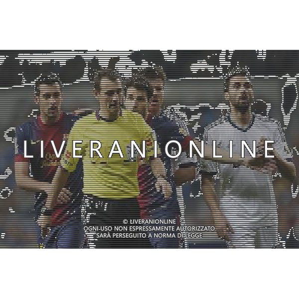 Real Madrid\'s and FC Barcelona\'s during spanish Kings Cup match on January 30th 2013. Photo: Cid-Fuentes Cebolla / ALFAQUI AG ALDO LIVERANI S A S ONLY ITALY