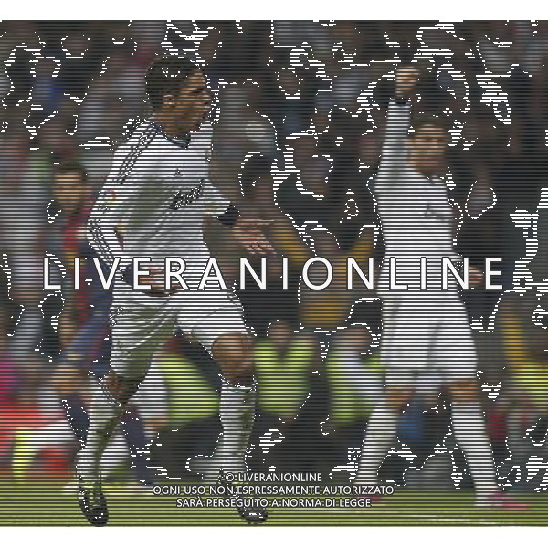 Real Madrid\'s Raphael Varane goal during spanish Kings Cup match on January 30th 2013. Photo: Cid-Fuentes Cebolla / ALFAQUI AG ALDO LIVERANI S A S ONLY ITALY