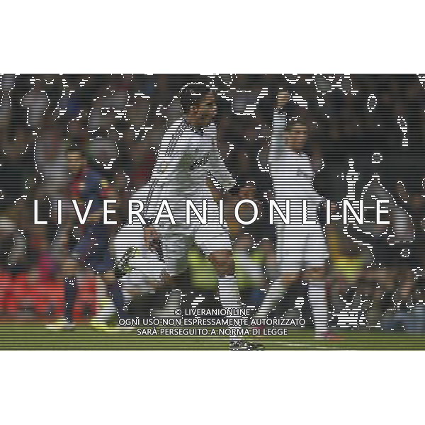 Real Madrid\'s Raphael Varane goal during spanish Kings Cup match on January 30th 2013. Photo: Cid-Fuentes Cebolla / ALFAQUI AG ALDO LIVERANI S A S ONLY ITALY