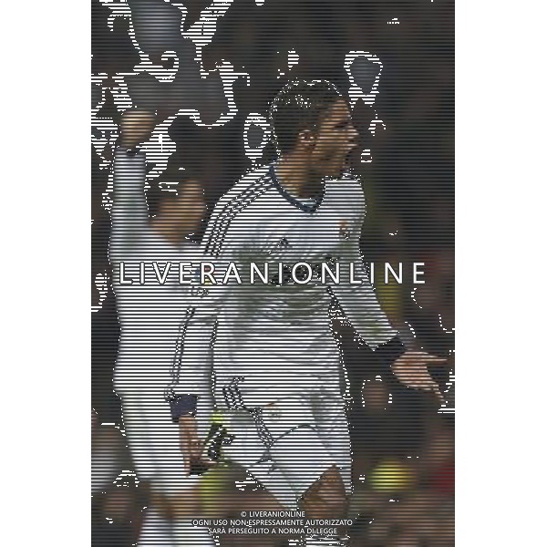 Real Madrid\'s Raphael Varane goal during spanish Kings Cup match on January 30th 2013. Photo: Cid-Fuentes Cebolla / ALFAQUI AG ALDO LIVERANI S A S ONLY ITALY