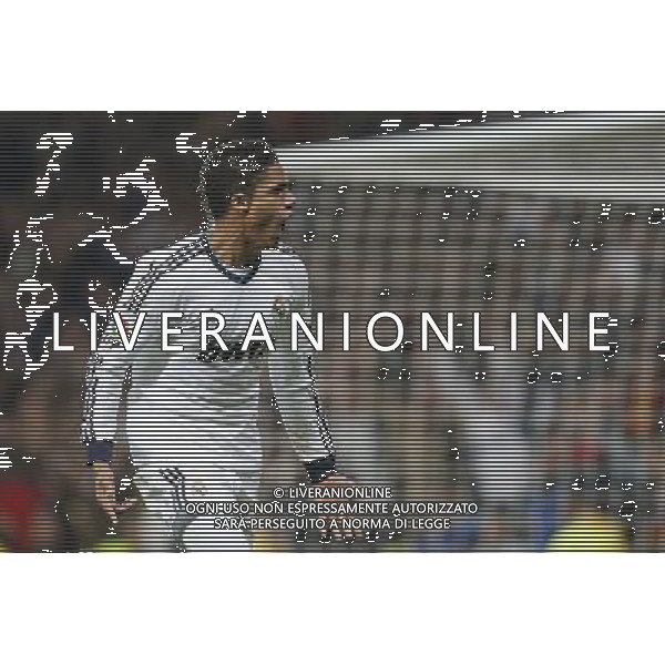 Real Madrid\'s Raphael Varane goal during spanish Kings Cup match on January 30th 2013. Photo: Cid-Fuentes Cebolla / ALFAQUI AG ALDO LIVERANI S A S ONLY ITALY